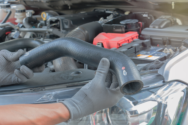 Rubber tube radiator, Maintenance of diesel engine.